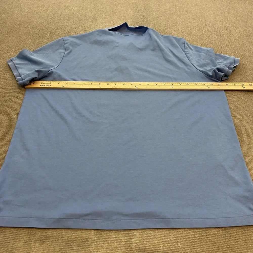 Polo Ralph Lauren Polo Shirt Mens XL Faded Blue Flesh Pony‎ Logo Short Sleeve